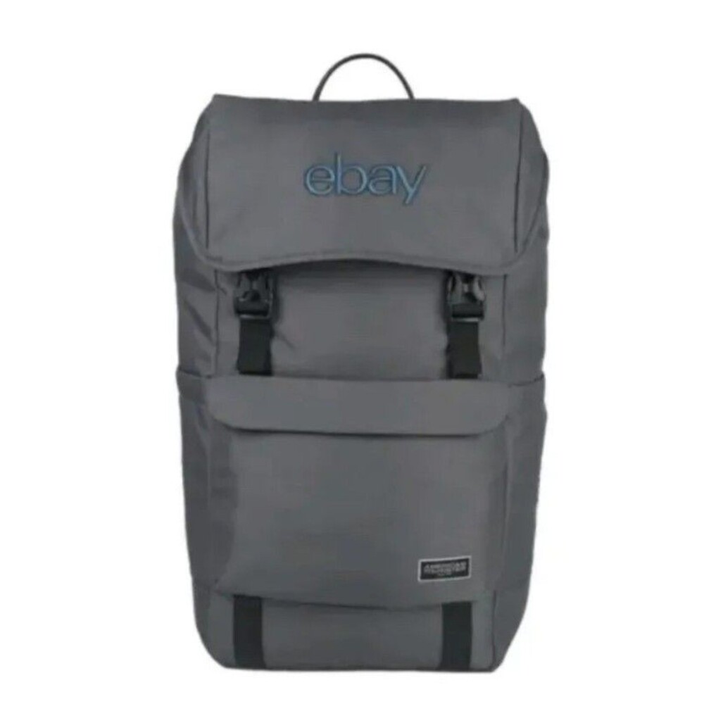 American Tourister® x eBay Backpack, Gray - eBay Open 2022 Exclusive